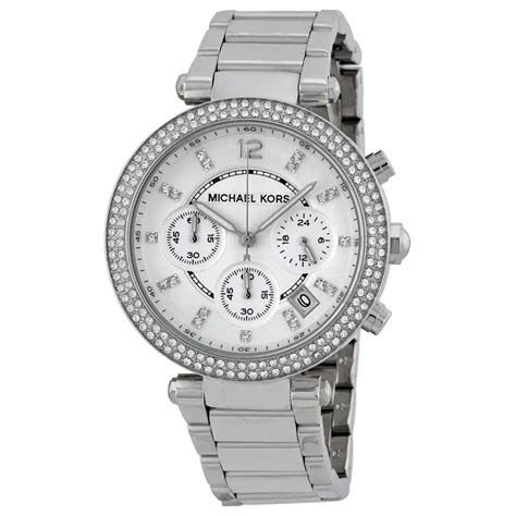 michael kors parker chronograph watch mk5353|Michael Kors oversized watch.